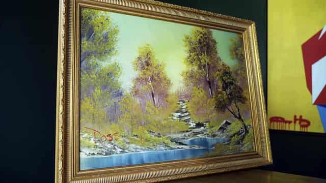 First Bob Ross TV painting for sale at $A16 million