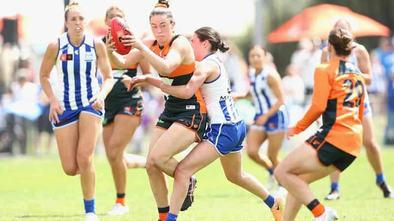 Kangaroos quash goalless Giants in AFLW