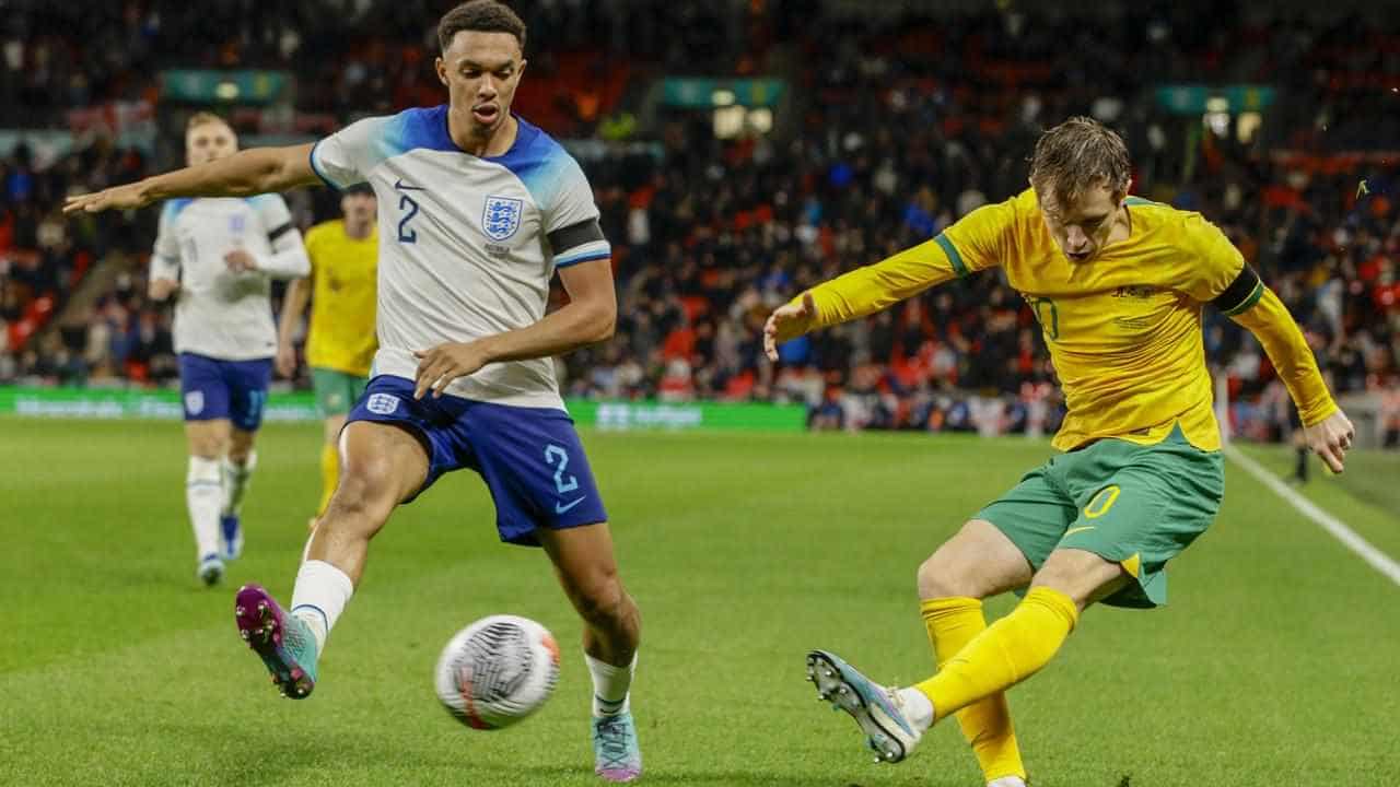 Goodwin puts on a show in Wembley shop window