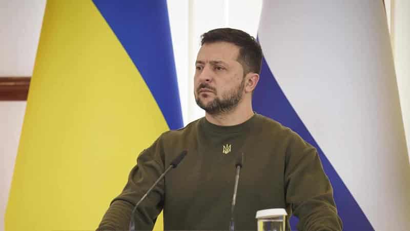 Ukraine's Zelenskiy marks 600th day of Russian invasion