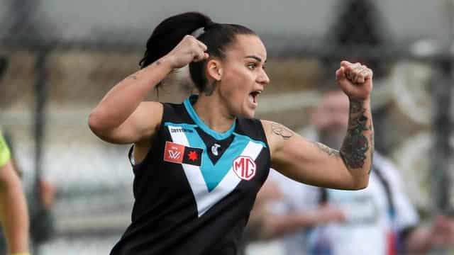 Port Adelaide, Gold Coast share spoils in AFLW thriller