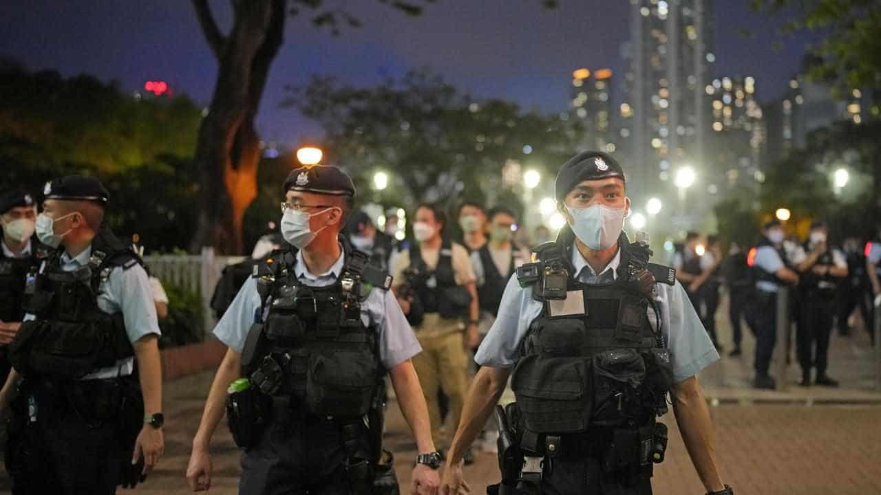 Hong Kong police visit raises concerns