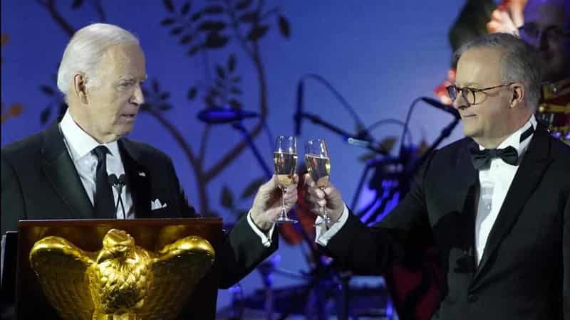 'No greater friend': Albanese, Biden toast alliance