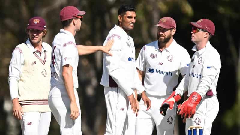 Qld overcome Neser Shield withdrawal to pressure Tassie