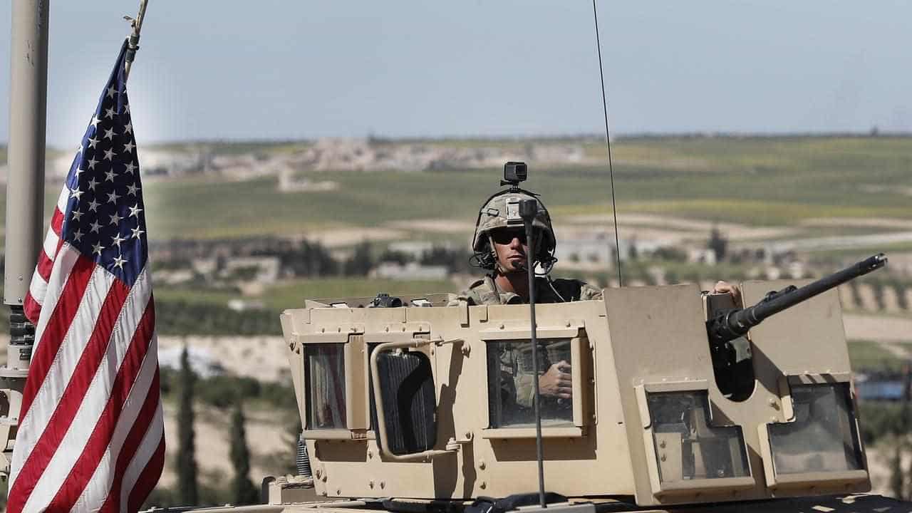 No, footage does not show US troops in Gaza