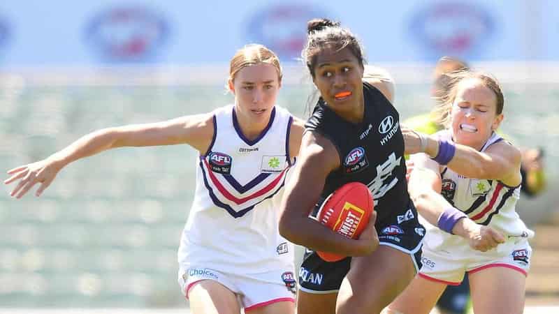 Carlton, Bombers, AFL decry racial abuse of AFLW player