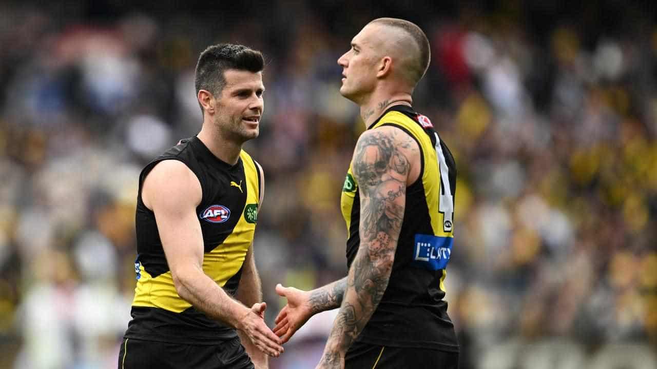 Richmond great Cotchin in dark spot before flag feats