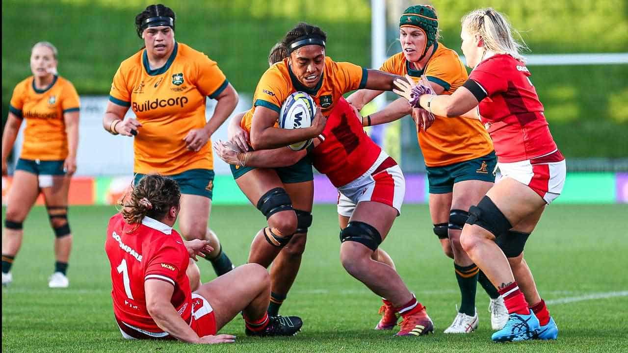 Wallaroos survive red card, Wales scare in WXV1 win