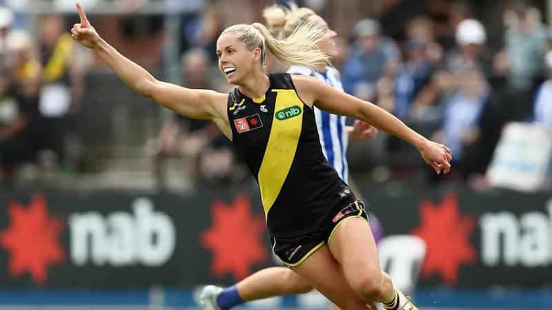 Conti, Brennan shine as Tigers end Magpies' AFLW dream