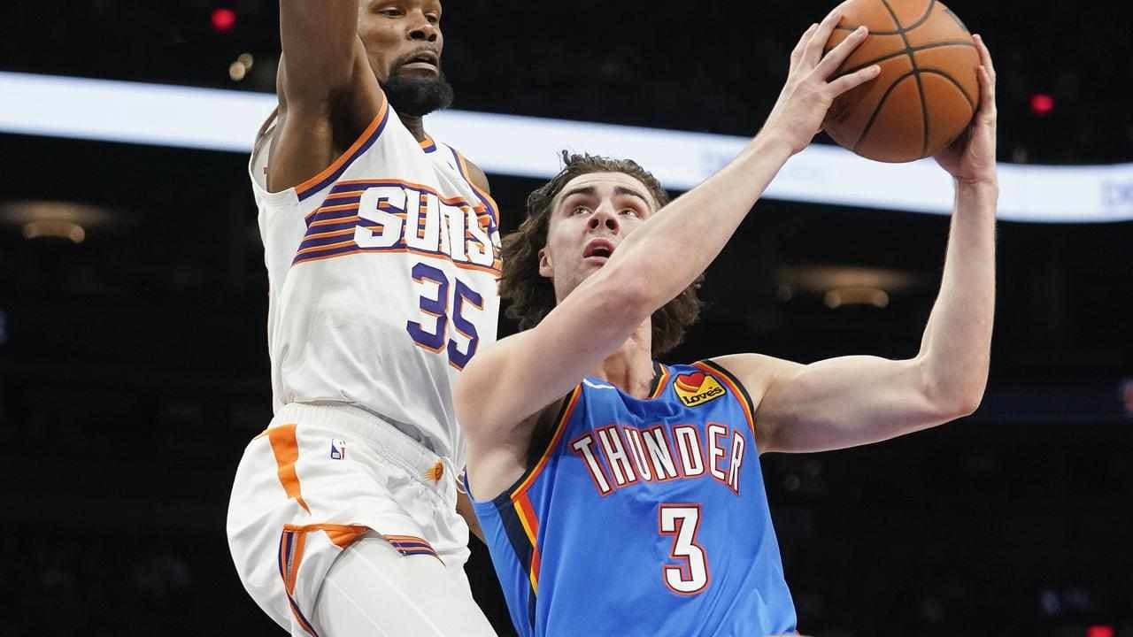 Josh Giddey's double-double helps OKC blow past Suns