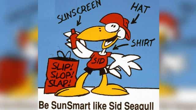 Sunsmart campaign slip slop slaps into national archive