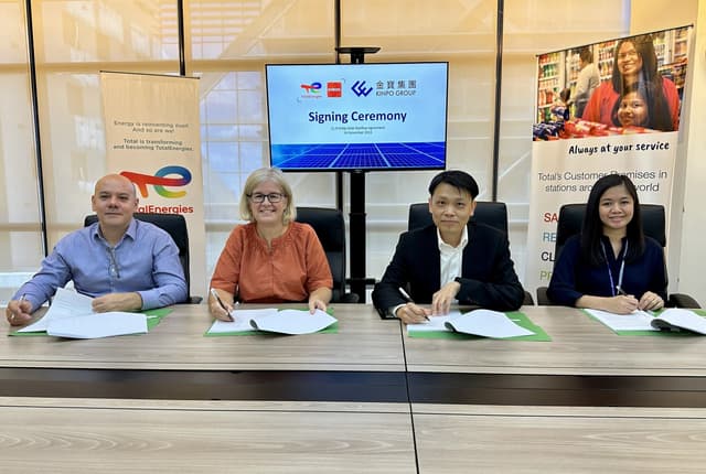 TotalEnergies ENEOS signs first solar rooftop project of Kinpo Group in the Philippines