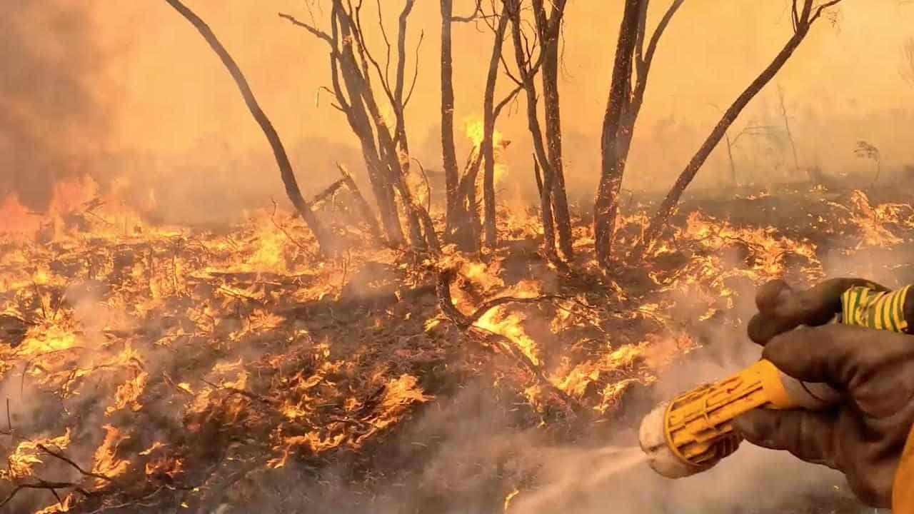 People told to leave over fast-moving Qld bushfire