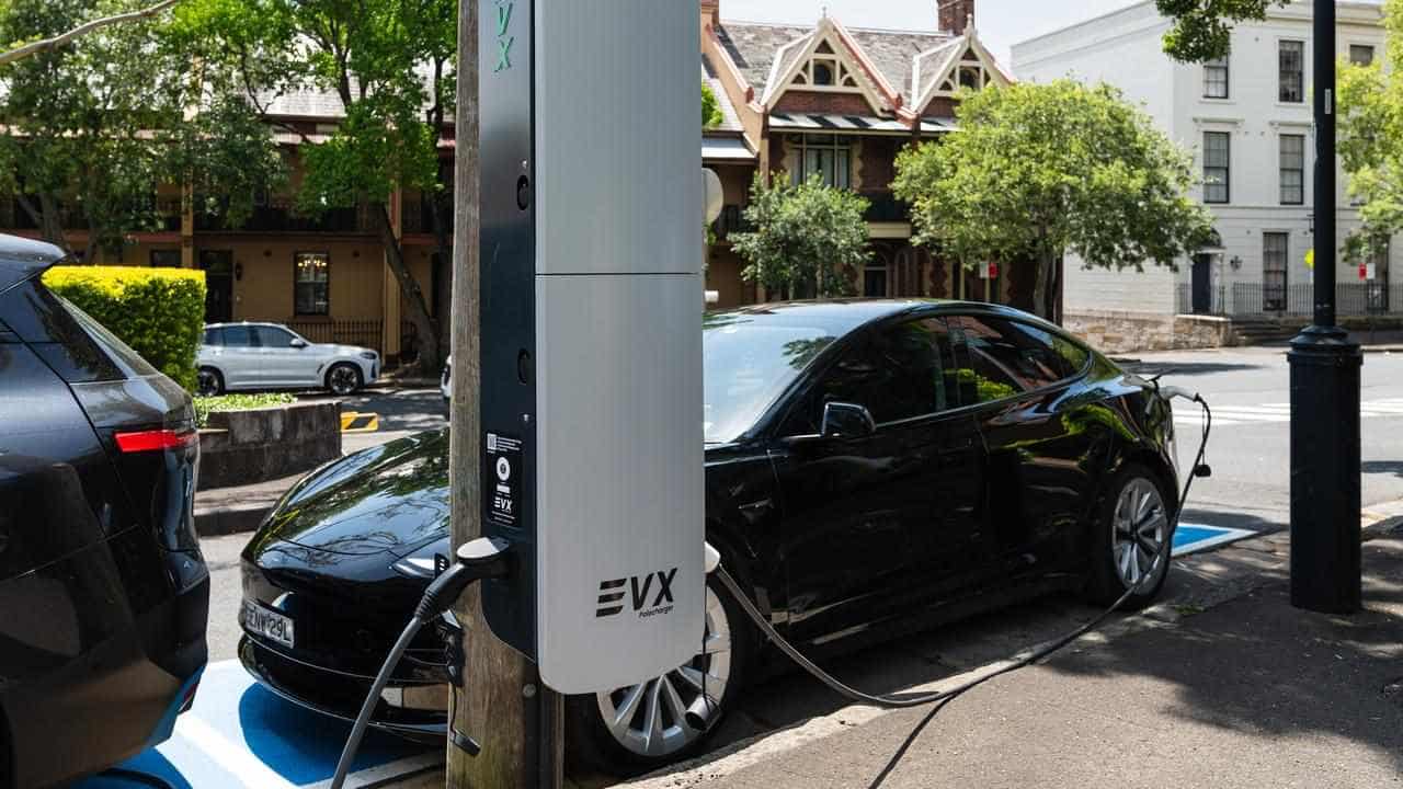 Roadside electric chargers power up more Sydney suburbs