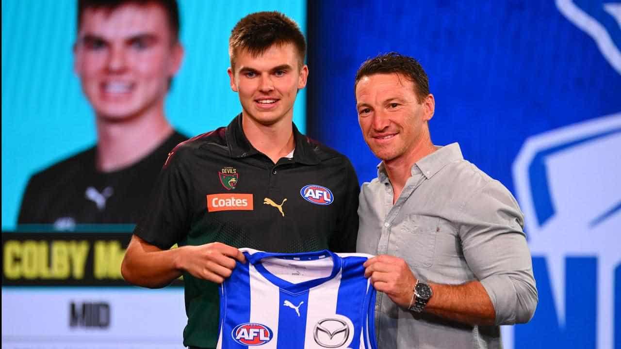 Struggling North keep rebuild going at AFL draft