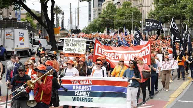 'Unrelenting': Victorians walk against family violence