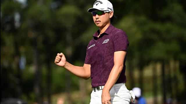 Min Woo Lee storms to three-shot Australian Open lead