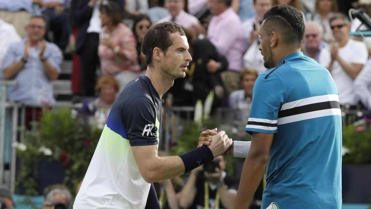 Kyrgios credits Murray for helping with mental health