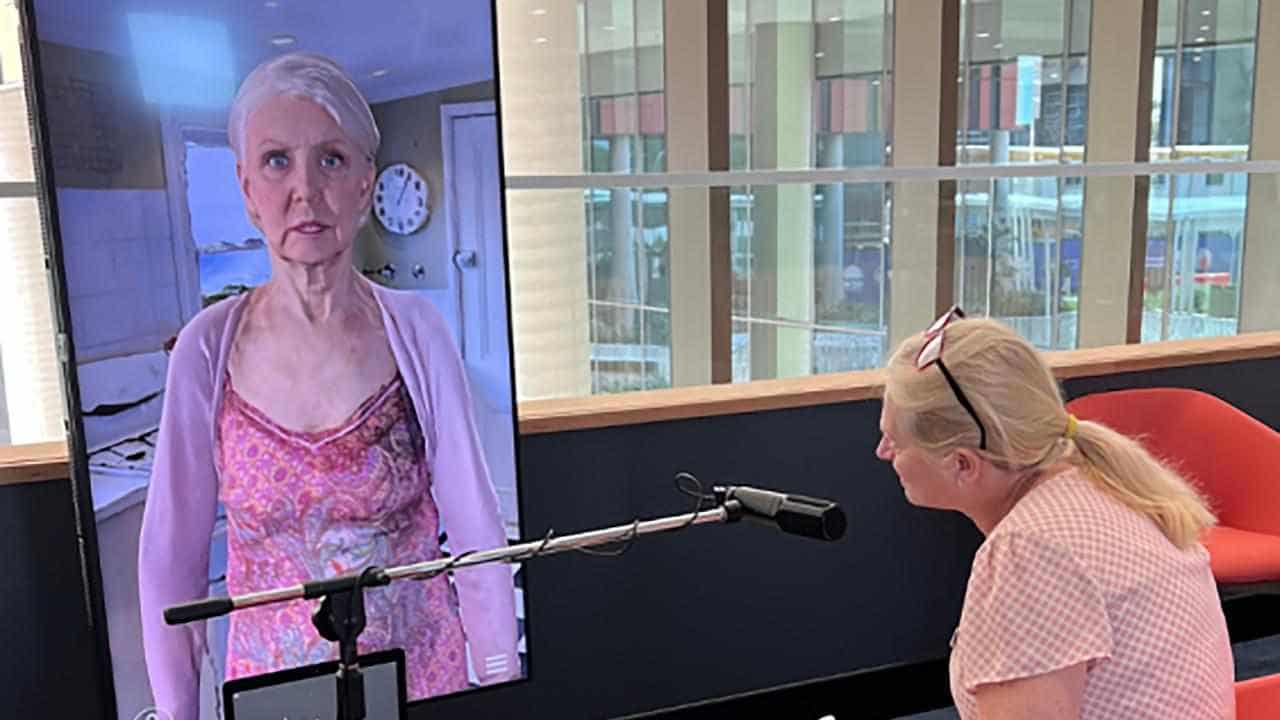 AI character helping dementia patients feel understood