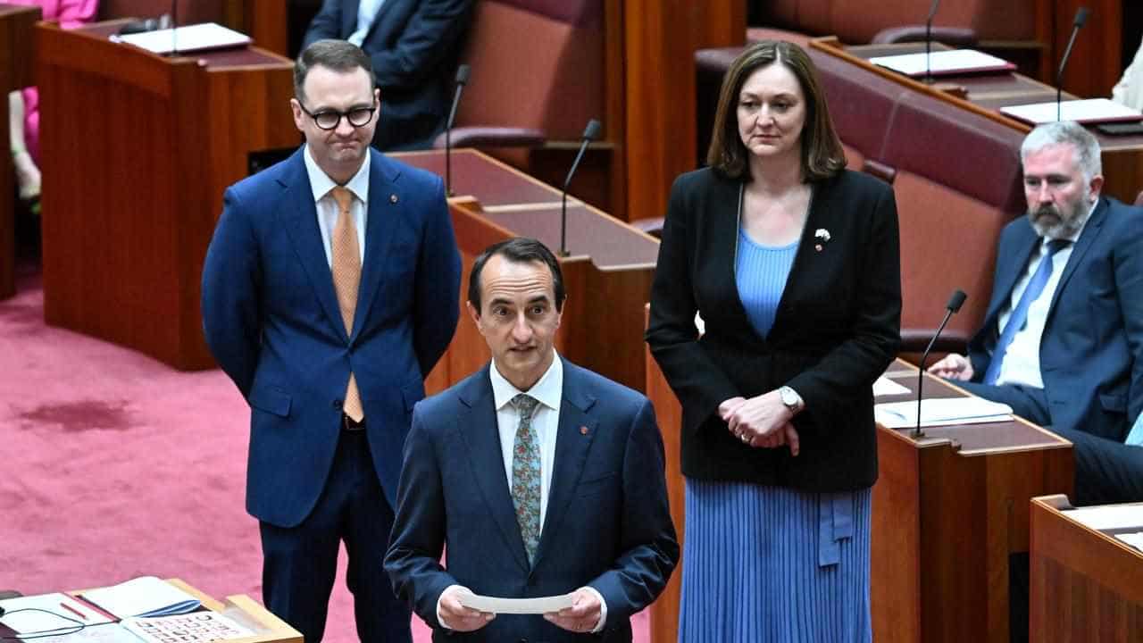 Newest senator Dave Sharma officially sworn in