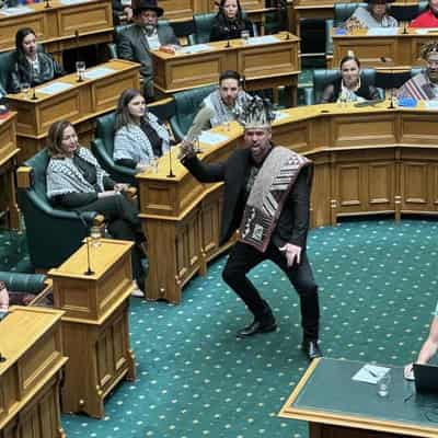 Maori protesters march as New Zealand MPs sworn in