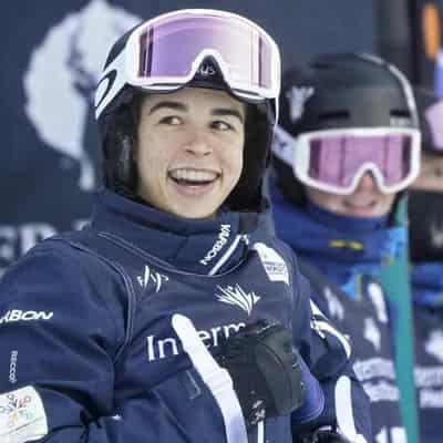 Jakara Anthony's ski glory continues on Alpe d'Huez