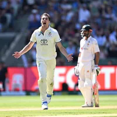 Cummins' 'dream ball' puts Australia in box seat at MCG