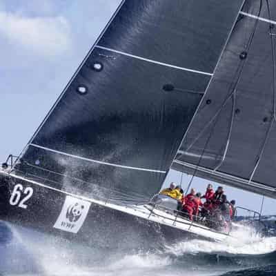 Yacht damage, broken bones in squally Sydney to Hobart