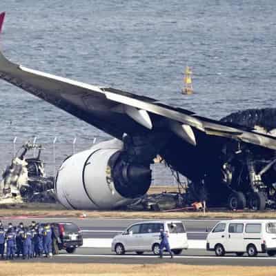 Japan Airlines counts losses from destroyed plane