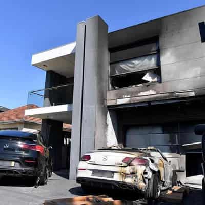 Mercedes set on fire in second hit on Sydney home