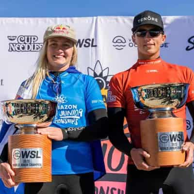 Aussie teenager surfs her way to world junior title