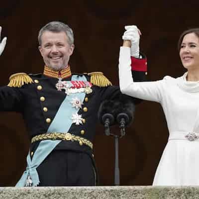 King Frederik and Queen Mary take Danish throne