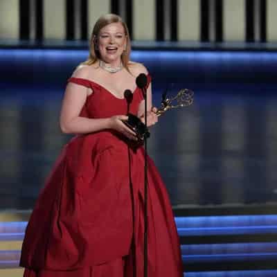 Aussie Sarah Snook wins as Succession dominates Emmys