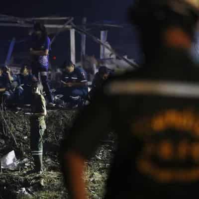 At least 20 dead in Thailand fireworks factory blast