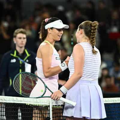 Tomljanovic title run at Open ended by rival Ostapenko