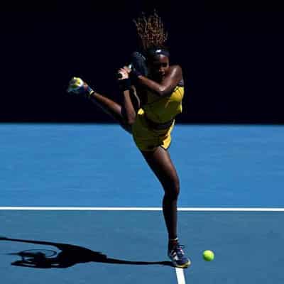 Gauff wins ugly to scrape into Australian Open semis