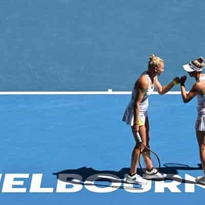 Hunter storms into Australian Open doubles semi-finals