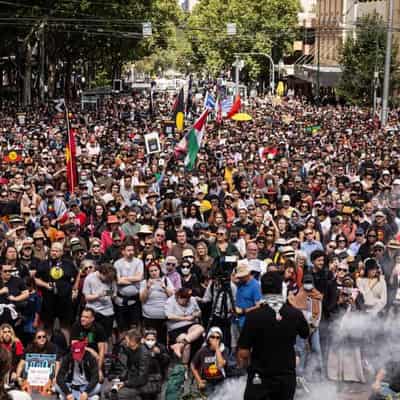 Many thousands turn out for Invasion Day protests