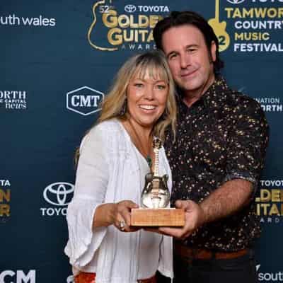 'A lot of love' behind duo's triple Golden Guitar win