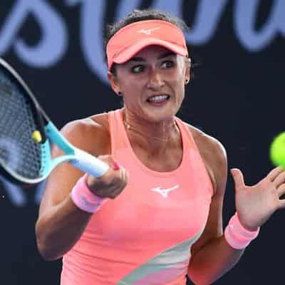 Rodionova battles past doubles partner but Preston out