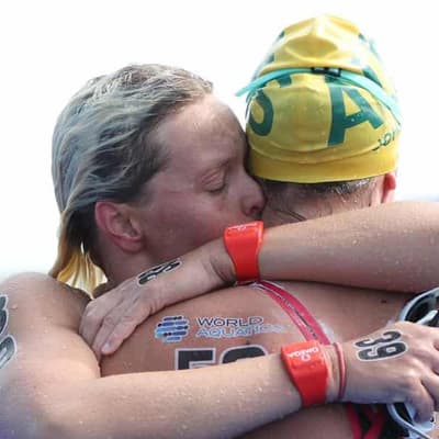 'Bashed' Johnson just misses world open water medal