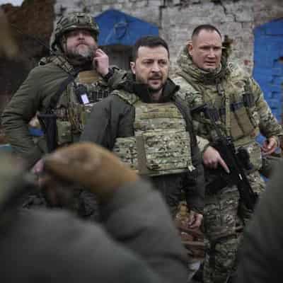 Zelenskiy visits front line amid speculation on general