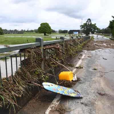 Ex-cyclone Kirrily tracks south, brings more rain