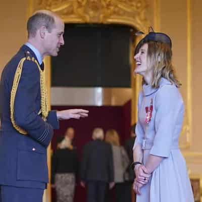 Prince William back to work as Charles and Harry meet