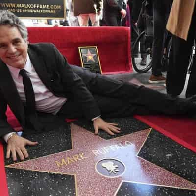 Ruffalo honoured on Hollywood's Walk of Fame