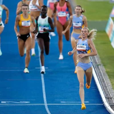 Rising runner Caldwell in no rush to make Olympic call