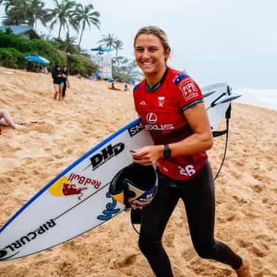 Wave goodbye to day of surf action at Sunset Beach