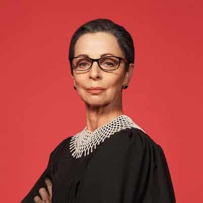 Heather Mitchell delights in return as RBG in hit play