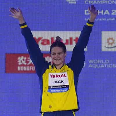 Bronze for Shayna Jack while McEvoy scents Doha gold