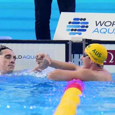 Speed ace McEvoy toppled as Dolphins grab three silvers